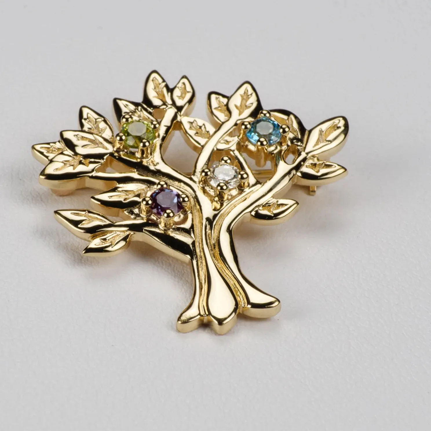 Authentic Radiant Prism Talisman: The 1.20 Carat Lab-Created Multicolor Gemstone Brooch