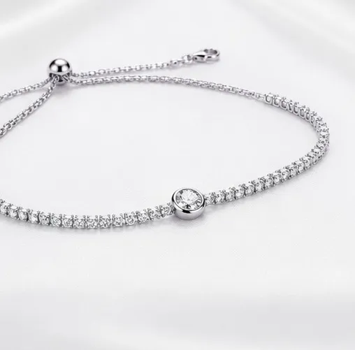 Authentic Eternal Radiance: 7ct Simulated Diamond Wedding Tennis Bracelet