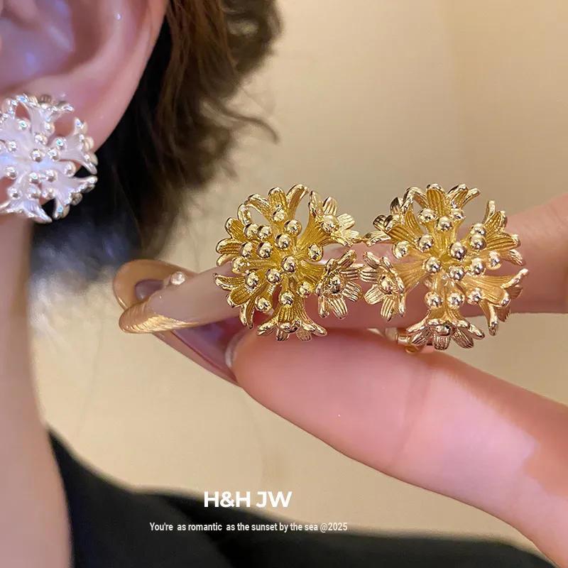 Authentic Gilded Blossom Ear Cuffs Of Radiance