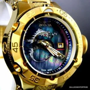 Authentic Invicta Subaqua Noma V Swiss Made Gold Plated Dragon Automatic SW200 Watch