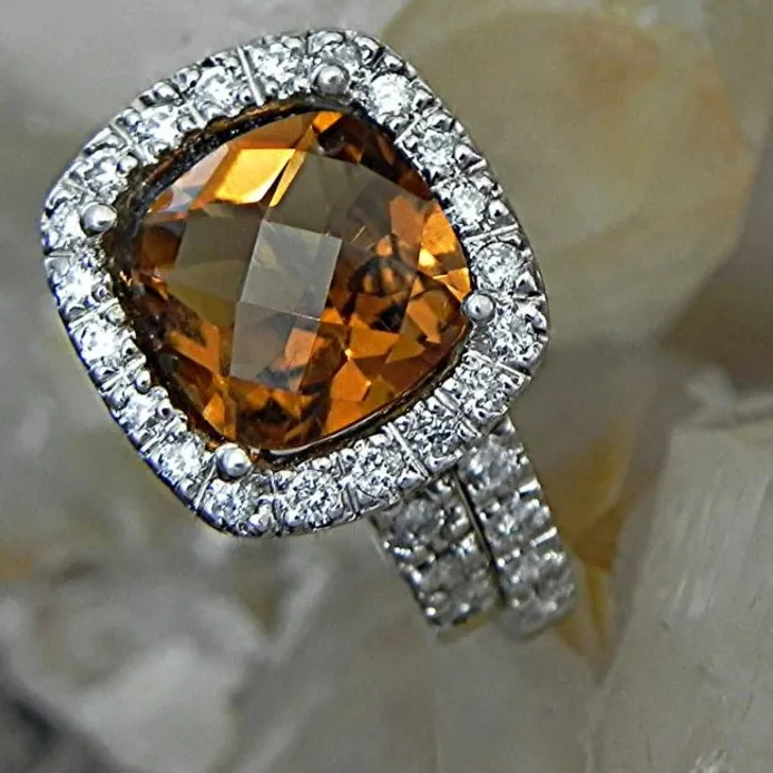 The Veiled Eye 2.61 Carat Smokey Quartz Talisman In 925 White Gold