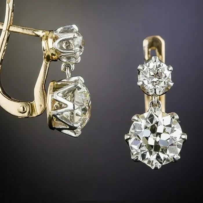 Authentic Auric Geometry Zircon Enchantment Earrings