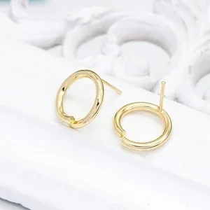 Authentic Radiant Eclipse 18K Gold Plated Circle Talisman Connectors