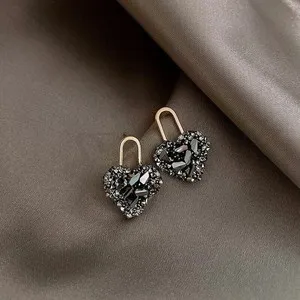 Authentic The Golden Lock Of Eternal Devotion Drop Earrings