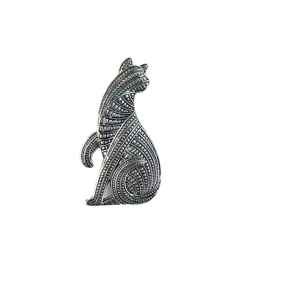 Authentic Elegant Running Horse Brooches Gold Silver Abstracted Alloy Animal Brooch Charm Antique Finish Vintage Leopard Pin Portable