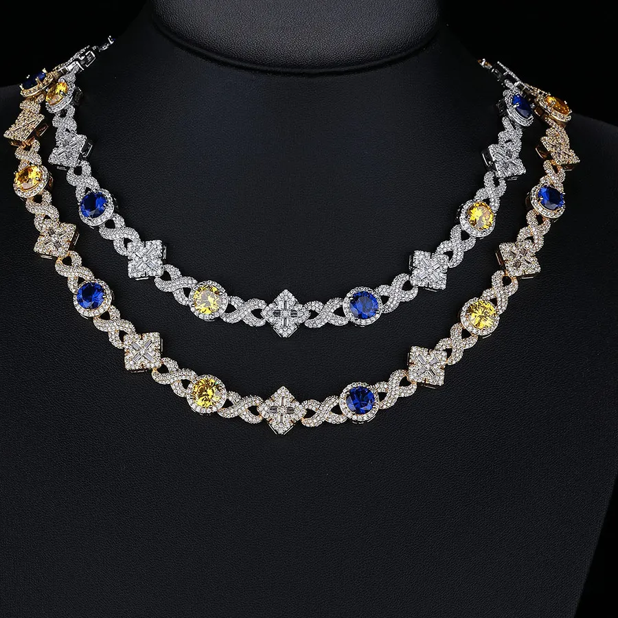 Authentic The Infinite Spectrum Two- Tone Cuban Link Talisman