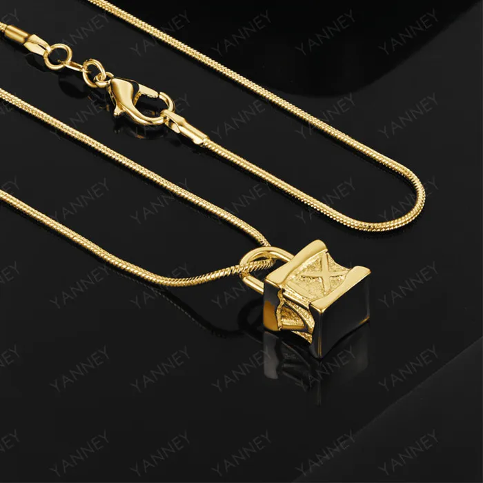 Authentic Celestial Square Pendant 18K Gold Plated Silver Talisman For Harmony