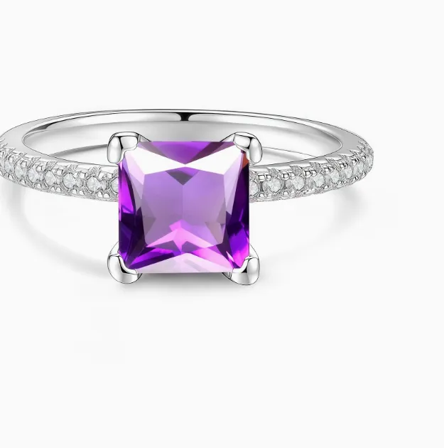 Authentic The Violet Crown Amethyst Fertility Talisman In 925 Silver