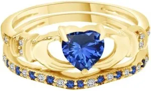 Authentic Claddagh Of The Heart Gold- Plated Talisman Of Unity