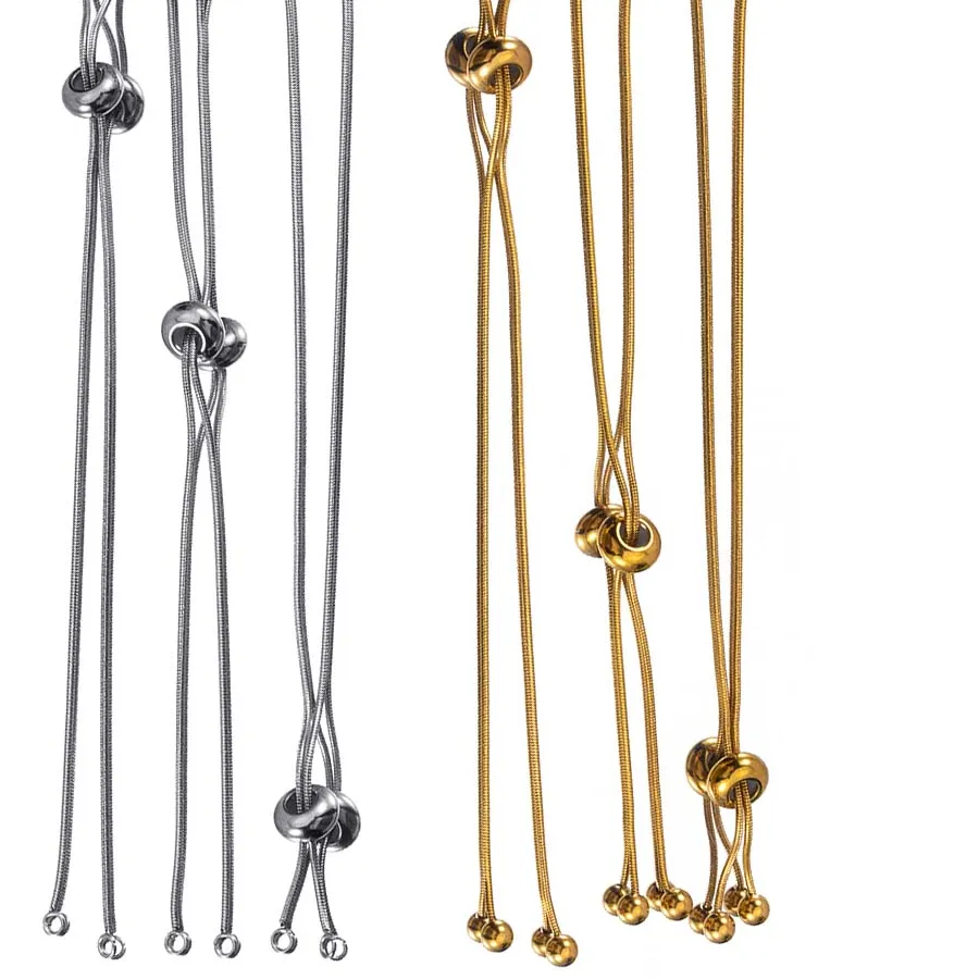 Authentic Weave Your Destiny with Gold: 5pcs Adjustable Snake Chains