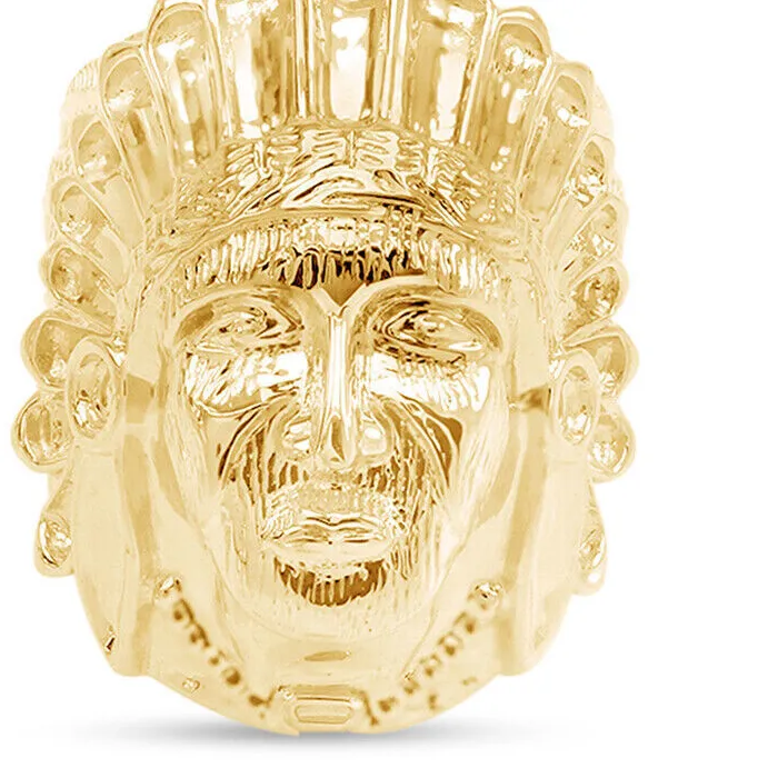 Authentic Talisman Of The Sovereign Chief 14K Gold- Plated Ring