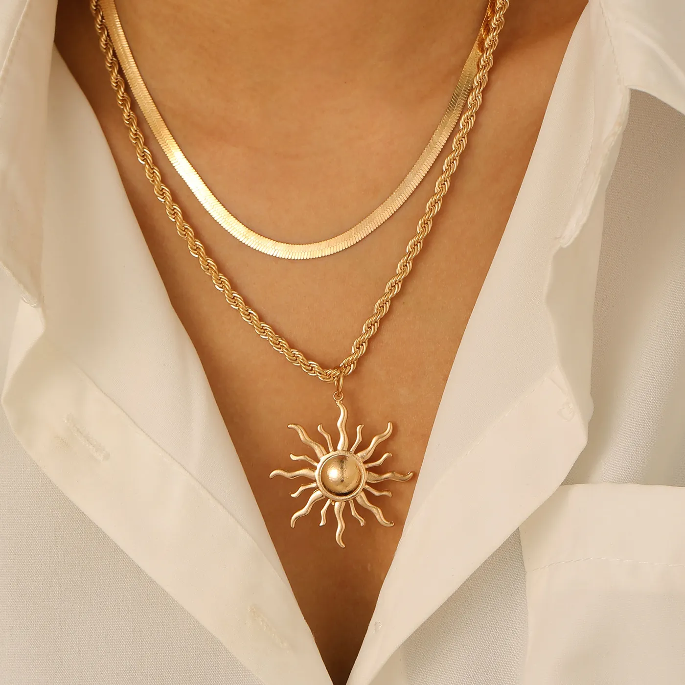 Authentic Radiant Solar Flame Pendant of Eternal Vitality