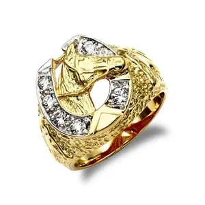 Authentic The Golden Fortune Horseshoe Ring