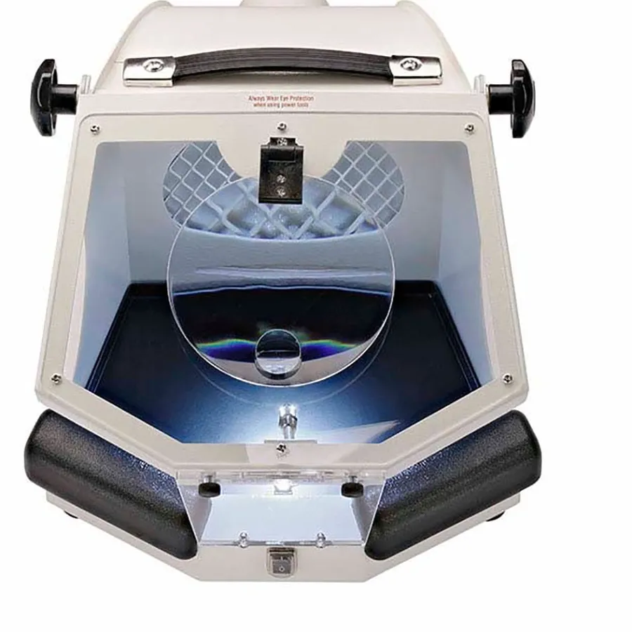 Authentic Foredom MALC15 Lighted Work Chamber 2.5X+10X Magnifier LED Light Compressed Jewelry Polishing Dust Containment Bench Station