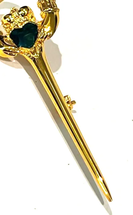 Celestial Claddagh Golden Love & Protection Talisman