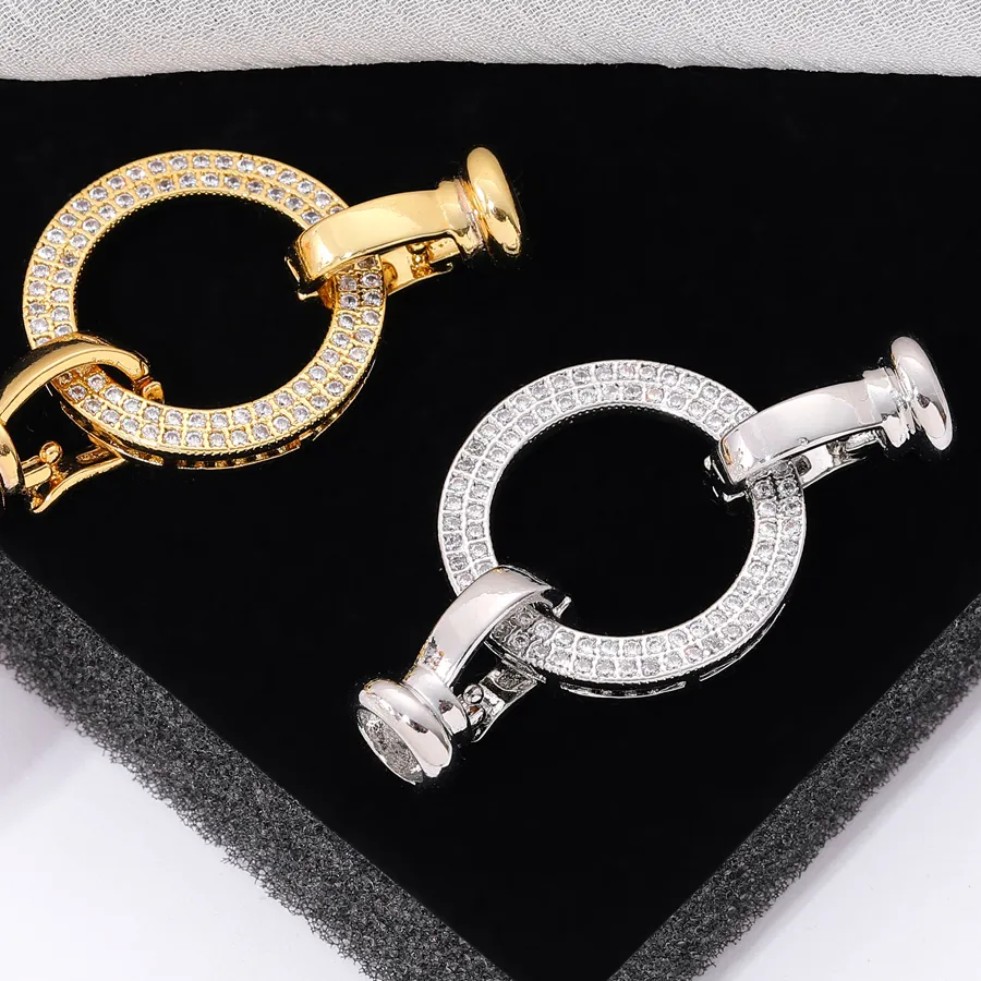 Authentic The Celestial Bridge: Sacred Gold-Plated Clasps for Infinite Connection