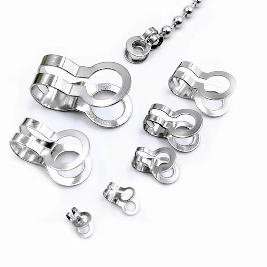 Authentic Enchanted Bead Chain Clasp Kit – 50 Radiant Silver Buckles for Sacred DIY Necklaces