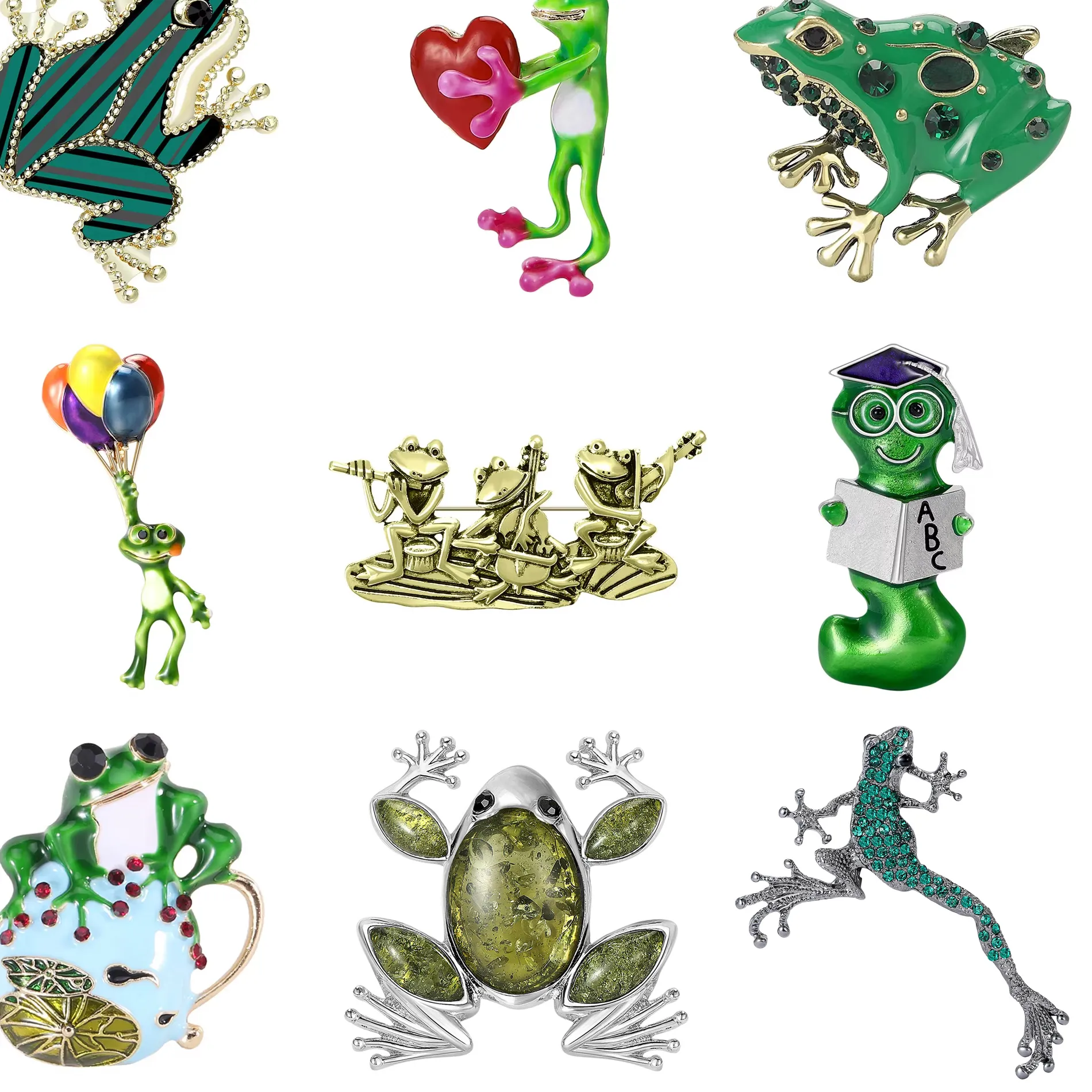 Authentic The Emerald Guardian An Enamelled Frog Talisman Of Prosperity
