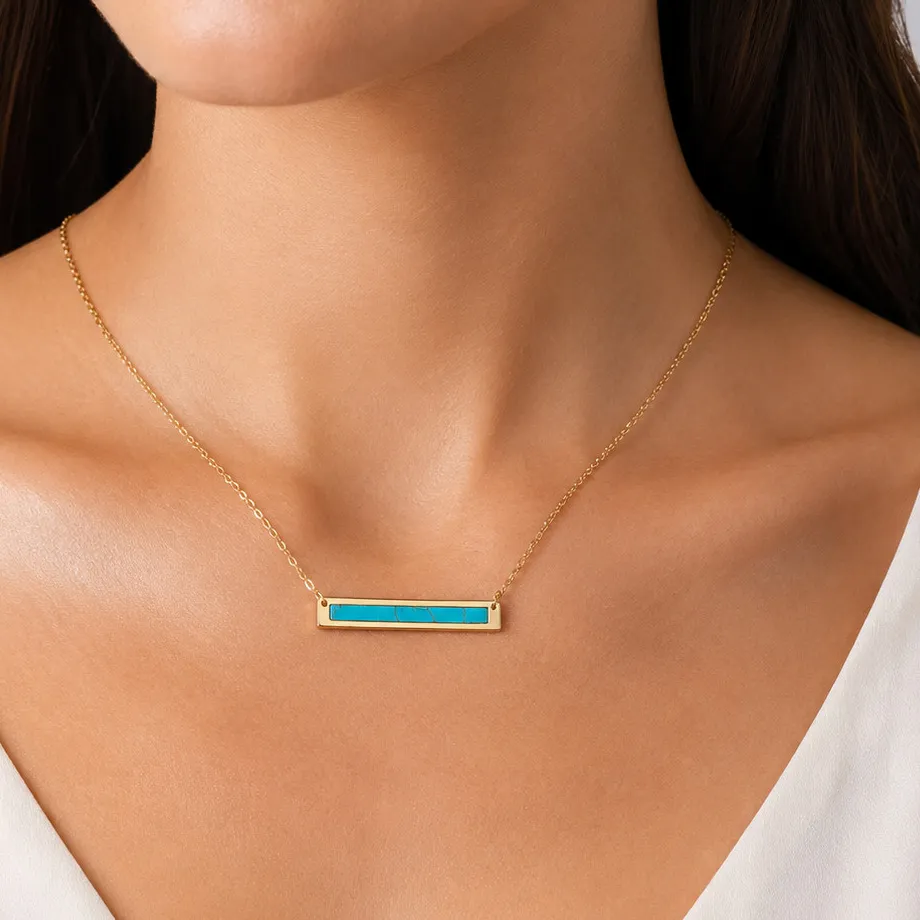 Authentic The Celestial Horizon Turquoise Bar Talisman