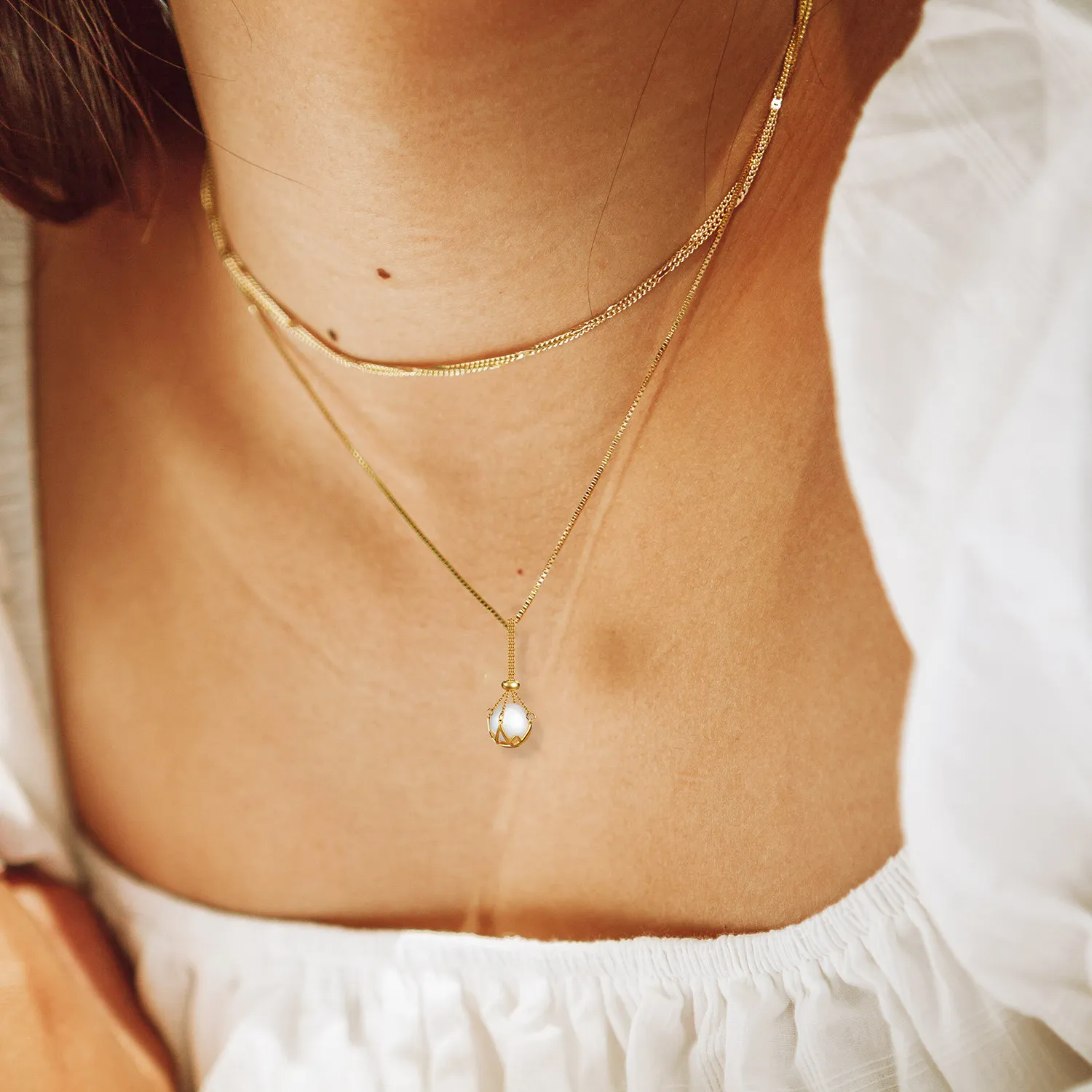 Authentic Amulet of the Cosmos: Crystal Conduit Necklace