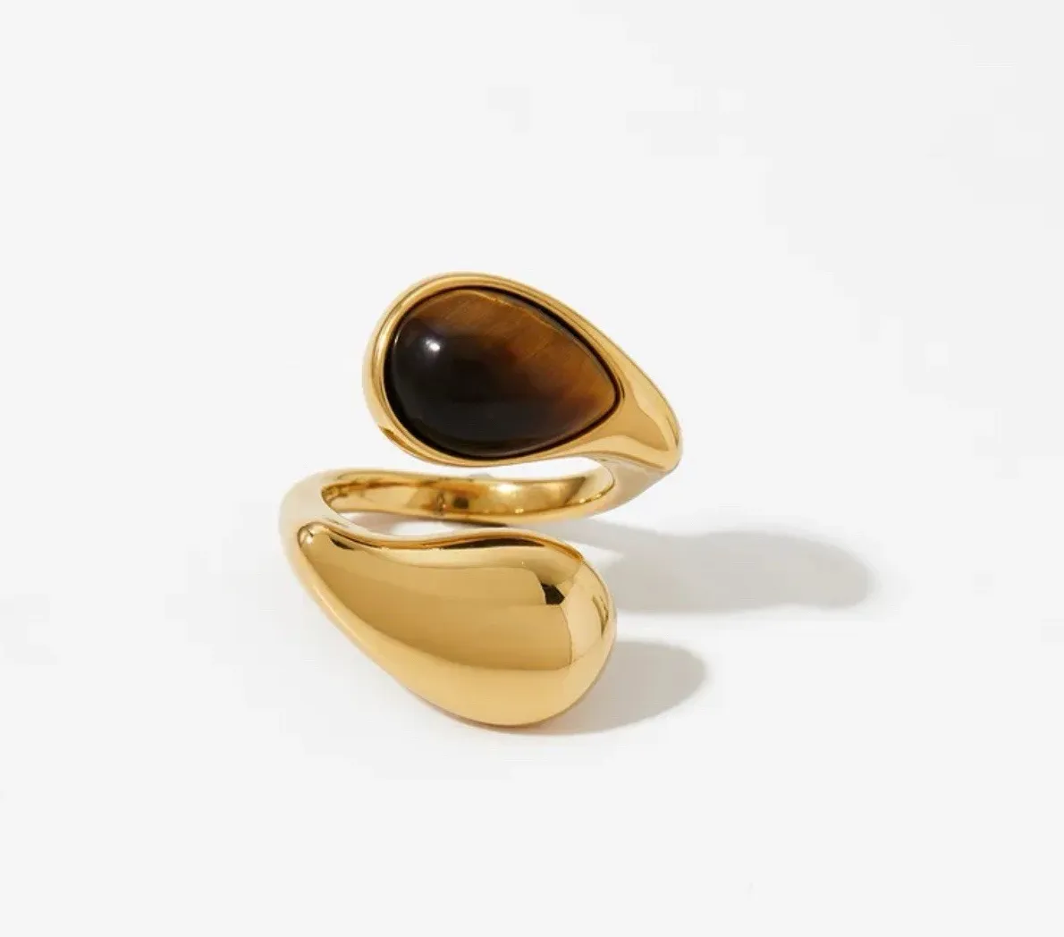 The Golden Primal Gaze Tiger Eye Wrap Talisman
