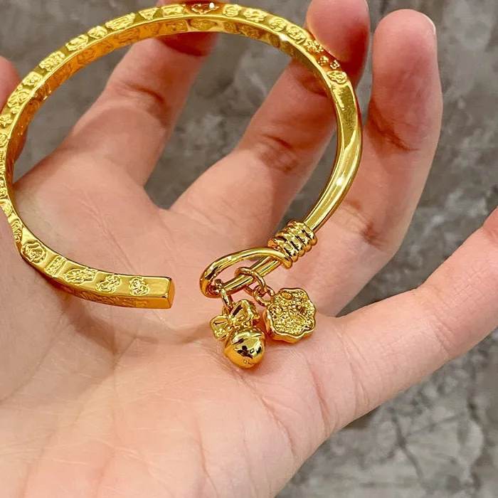 Authentic The Golden Resonance Bell Bangle Of Harmony And Fortunate Tides