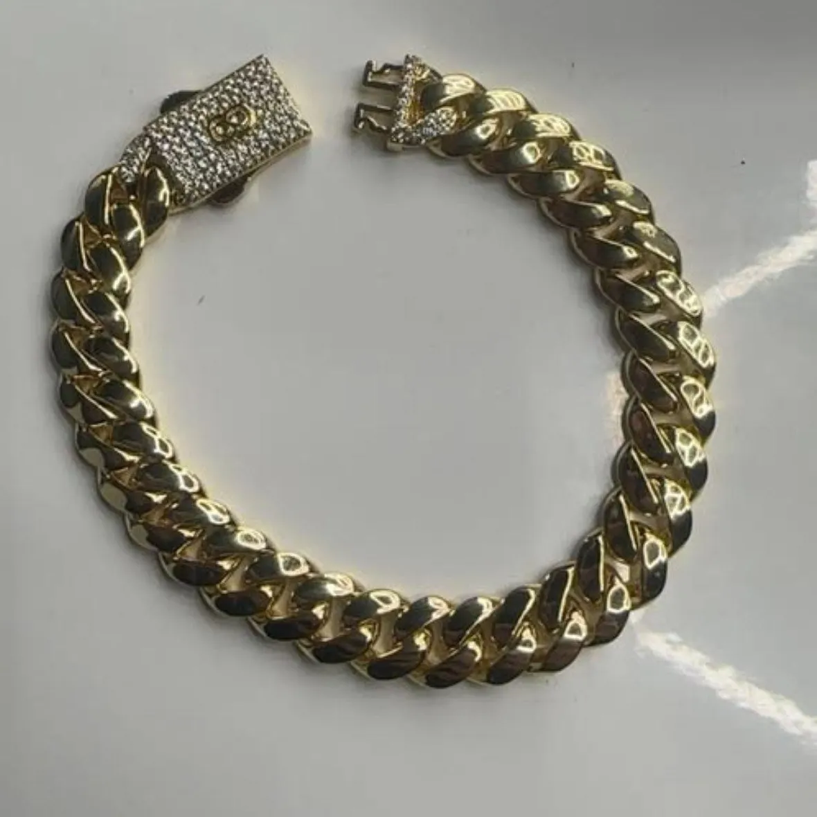 Authentic The Infinite Bond Golden Cuban Link Talisman
