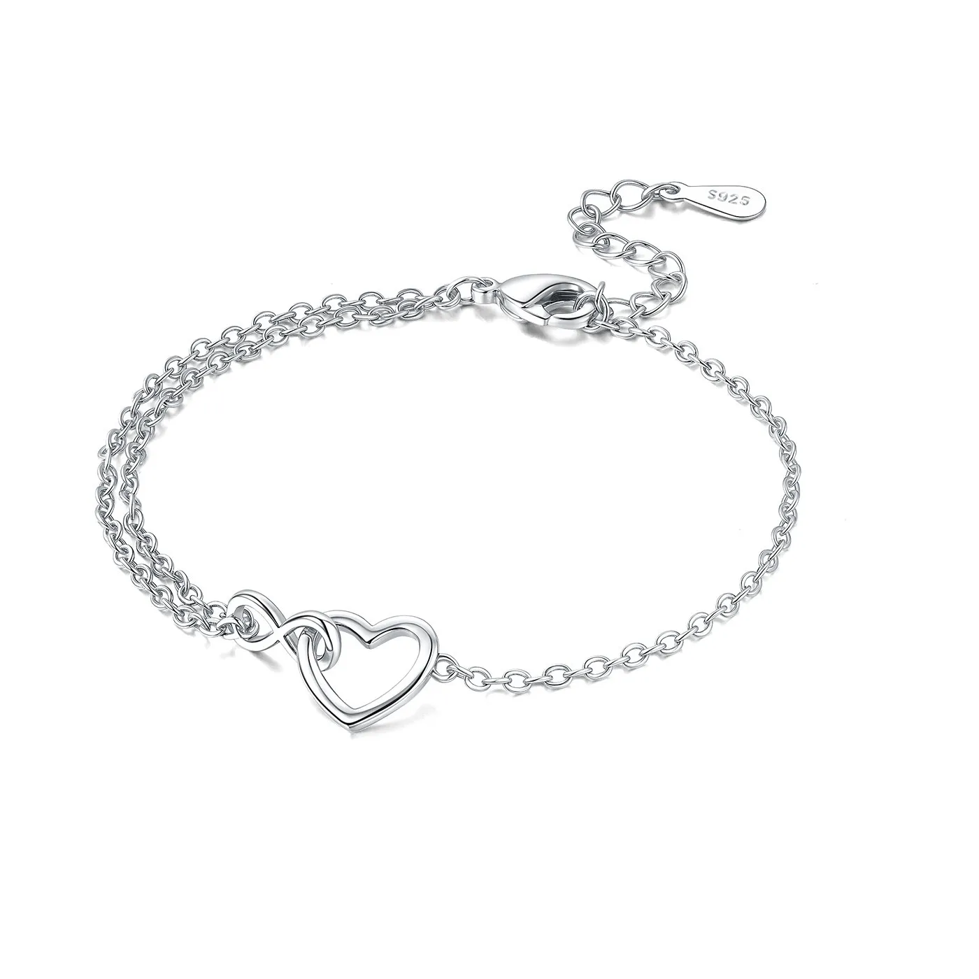 Authentic The Eternal Loop Asymmetric Infinite Love Talisman In Gold- Plated Sterling Silver