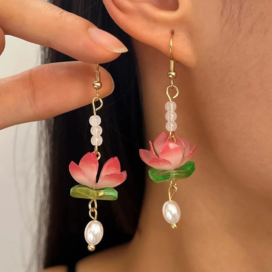 Authentic Whispering Petals Of The Sacred Lotus Dangle Talisman