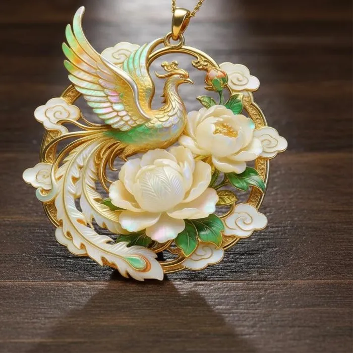 Authentic Celestial Nine- Tailed Fox Enamel Talisman Of Allure And Transformation