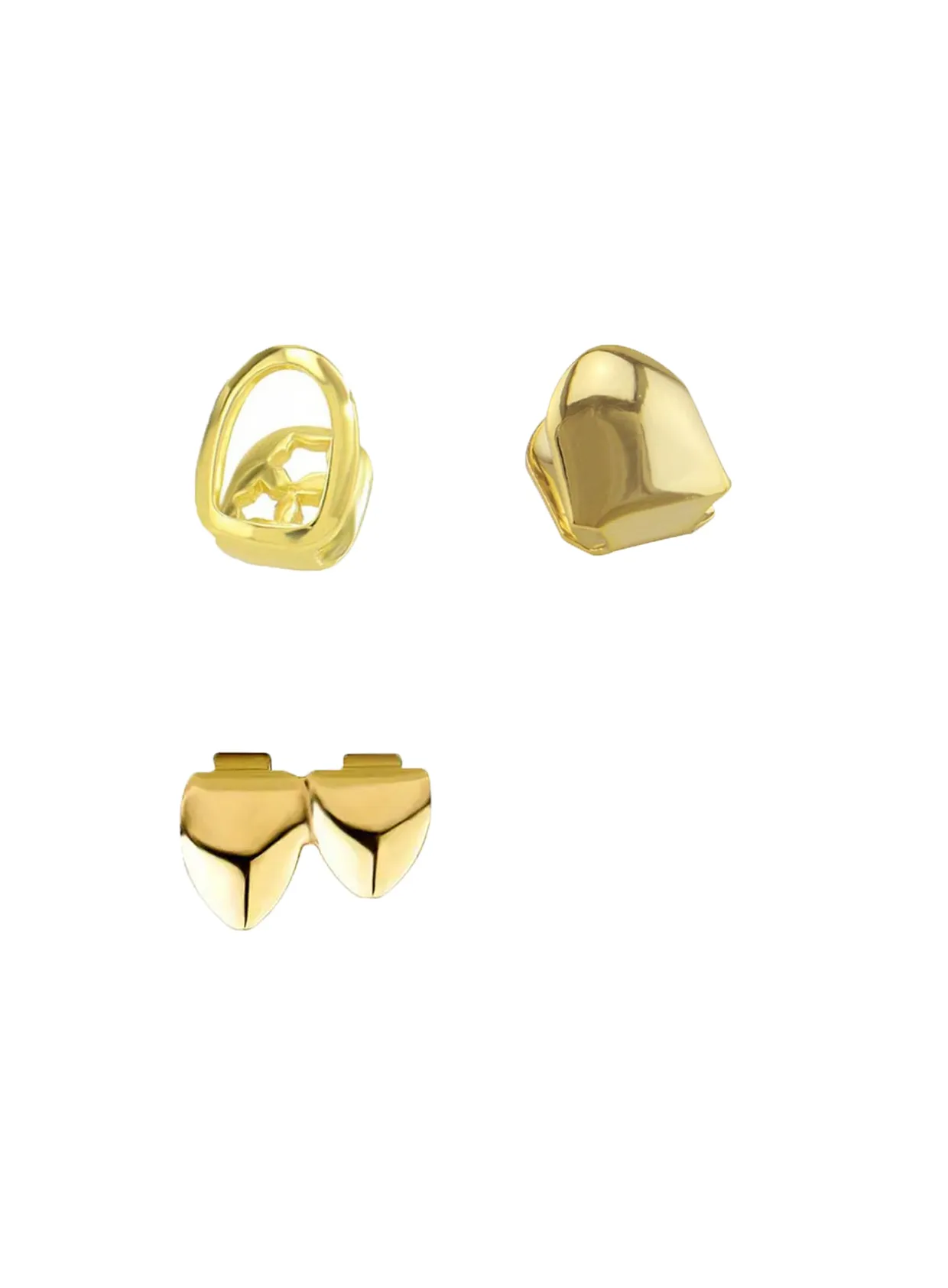 Authentic This Unique And Fashionable Three- Of Super Cool Dental Jewelry Is Perfect For Stage, Nightclub And Wear