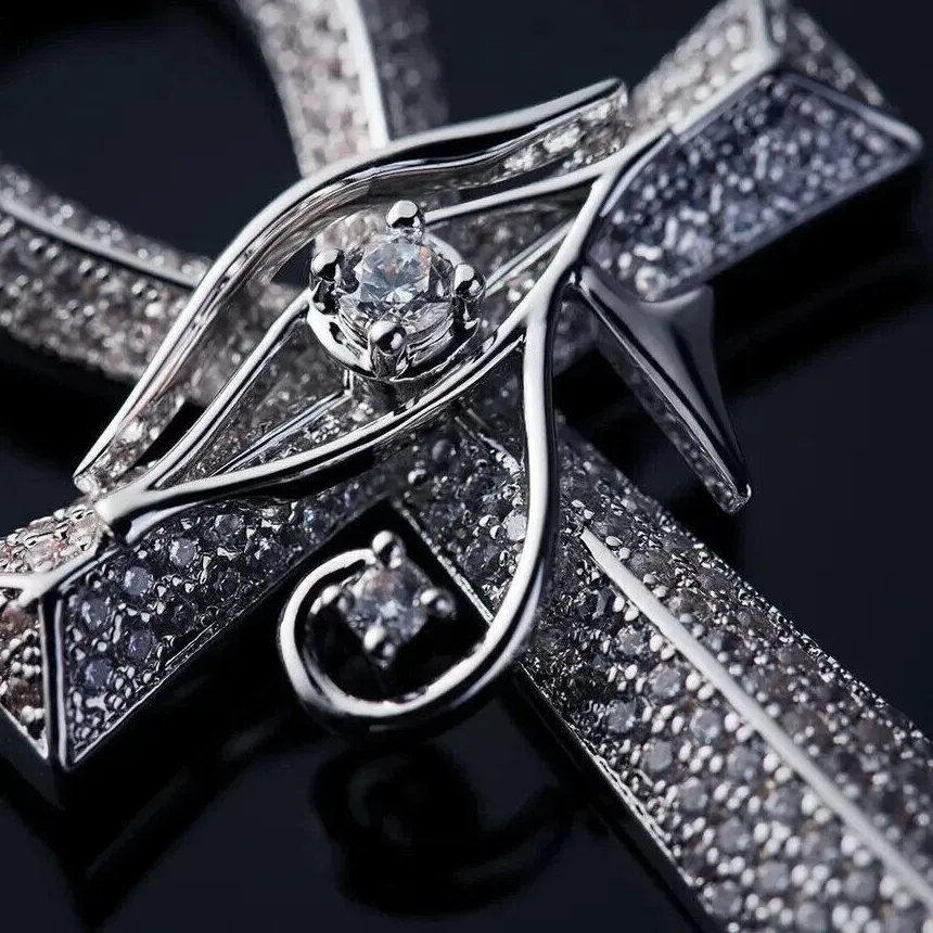 Authentic The Eternal Breath Ankh Pendant With Brilliant Moissanite