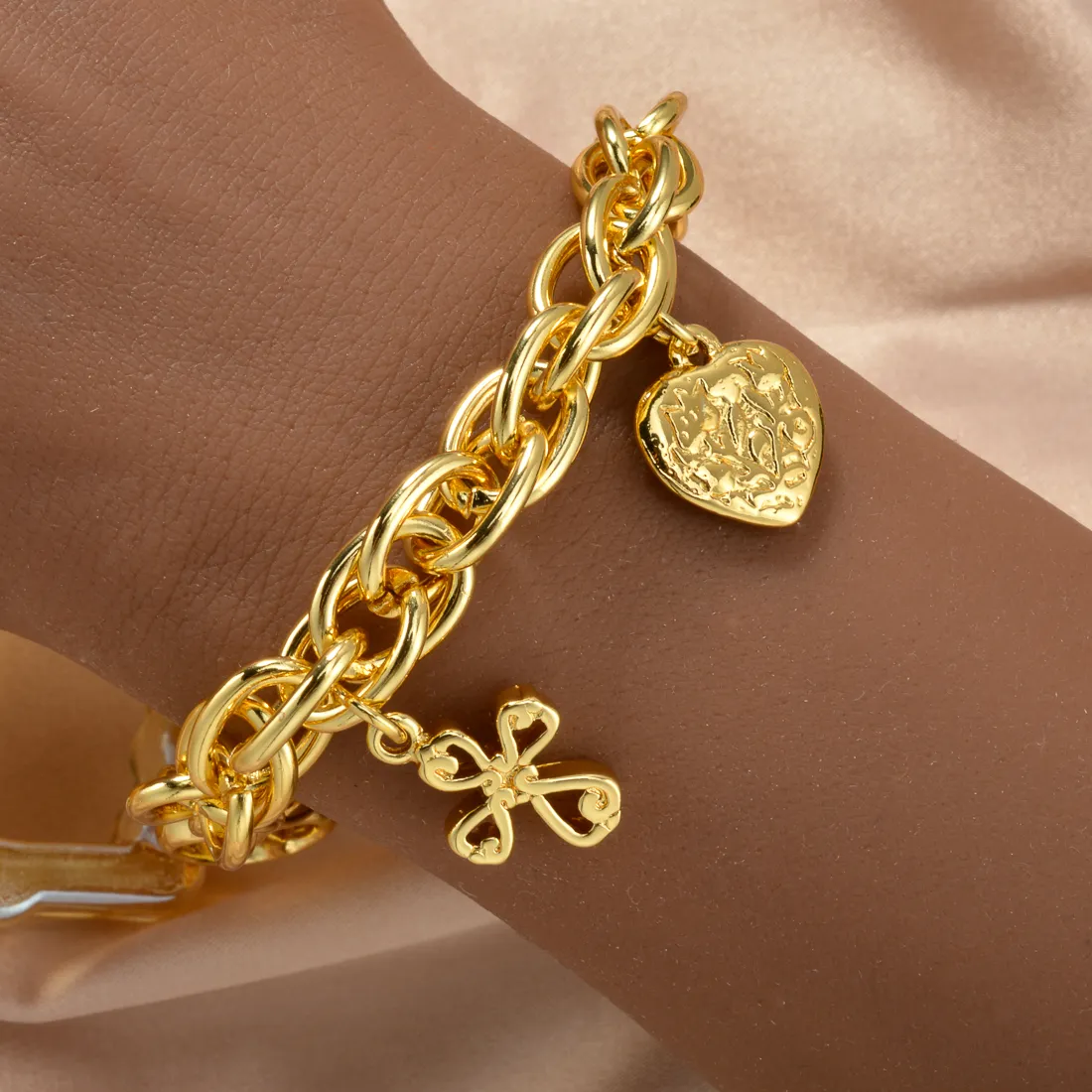 Authentic Aura Harmonizing Adornment - Sacred Geometry Gold Plated Bracelet