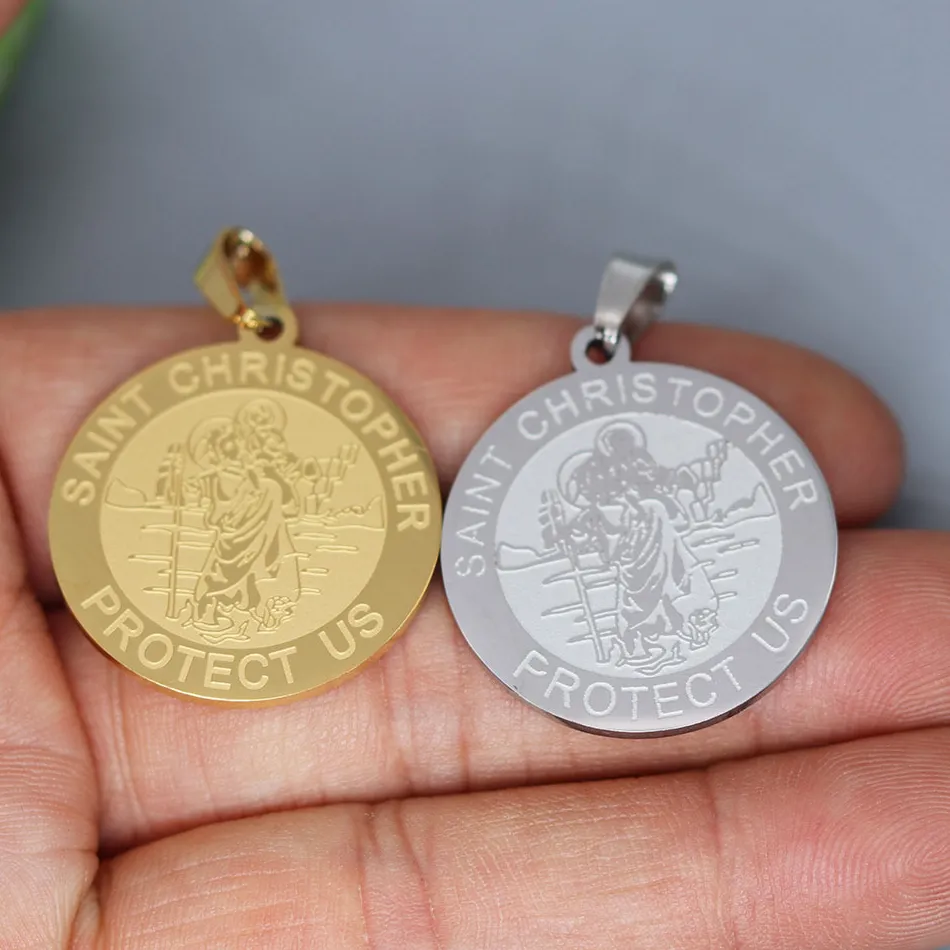 Authentic The Golden Pathfinder Talisman Of Saint Christopher