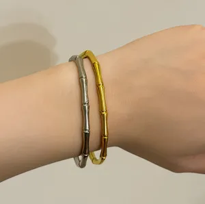 Authentic The Golden Bamboo Bangle Cuff Of Resilience And Flow