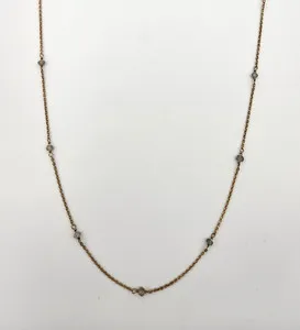 Authentic The Luminescent Veil Labradorite Station Talisman In 18Kt Gold Plate