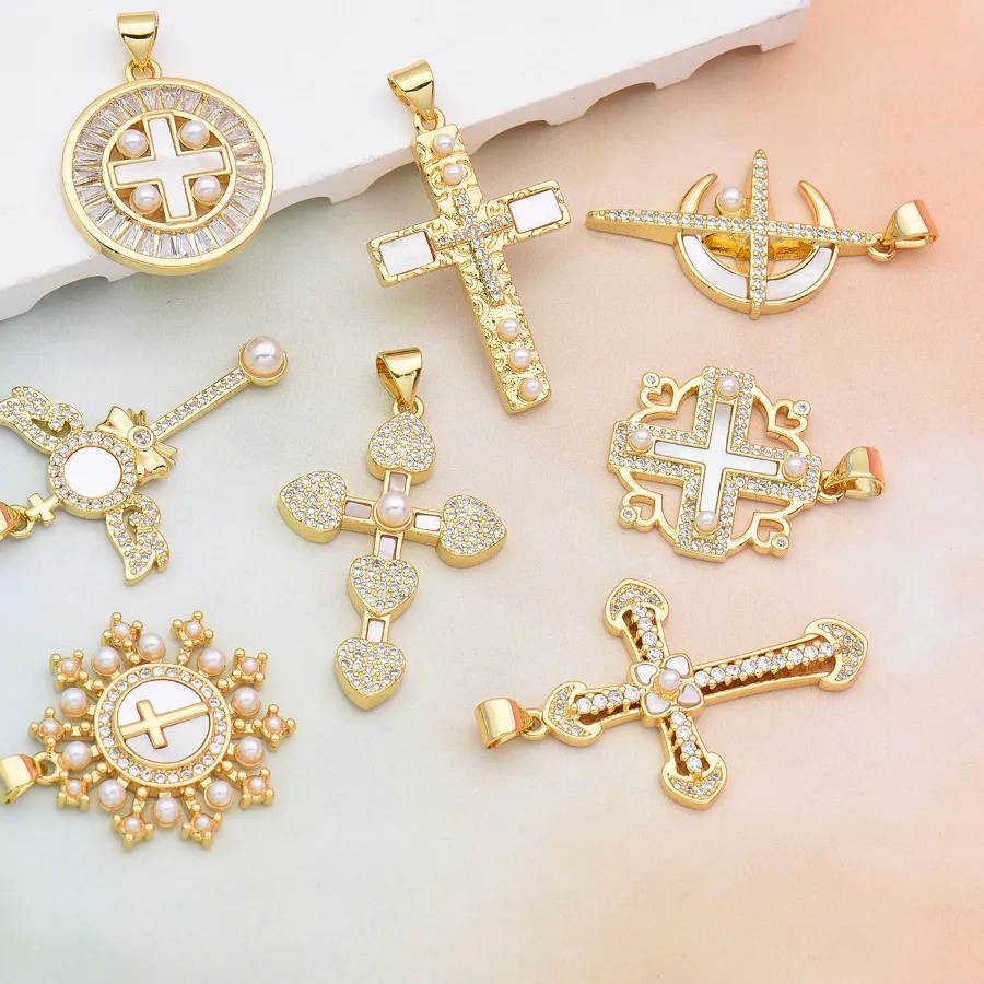 Authentic The Celestial Shell Cross: A Conduit of Divine Radiance