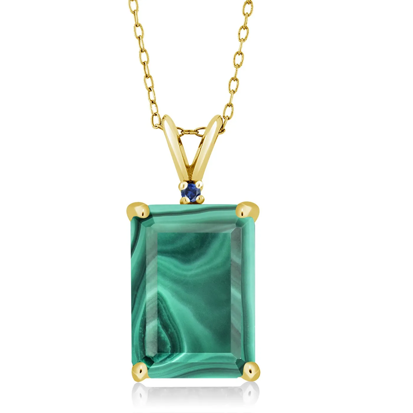 Amulet Of The Verdant Abyss And Sapphire Sky