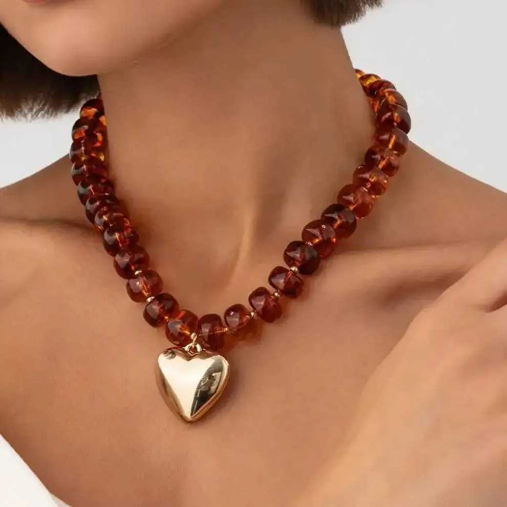 Authentic The Golden Heart Of Amber Resilience Talisman