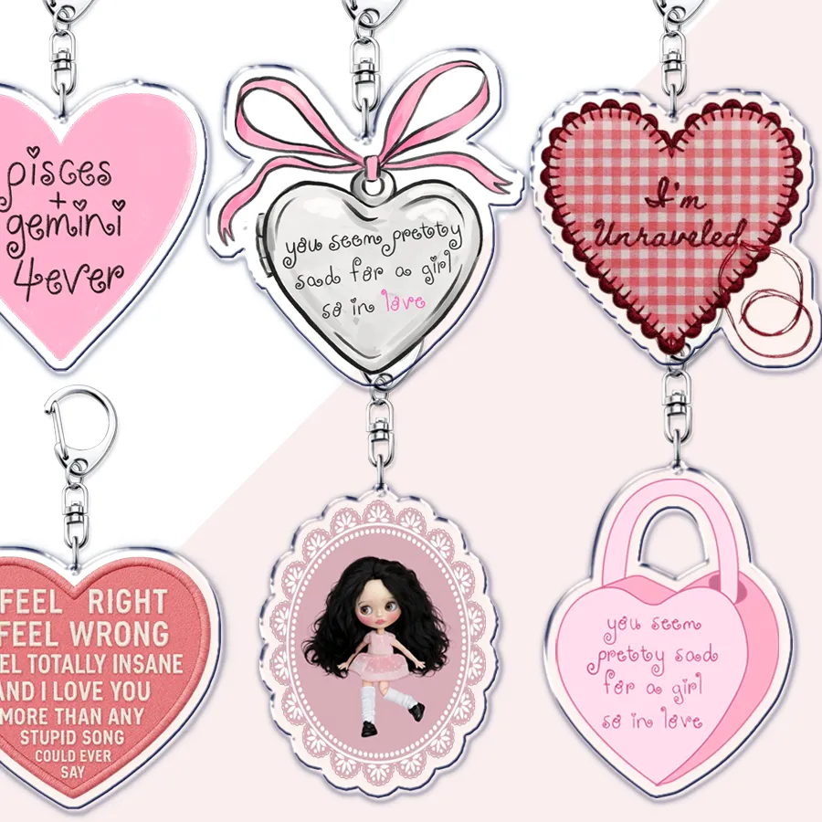 Authentic Singer Love Dolls Keychains Bag Charms You Seem Pretty Sad For A So In Love Drop Dead Keyings Jewelry Fans