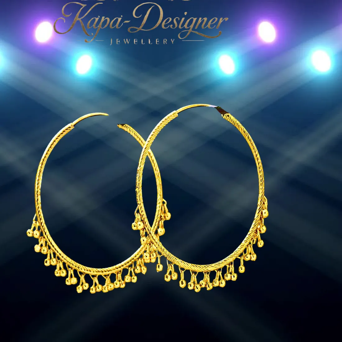 Authentic Golden Lattice Whispers Filigree Drop Earrings