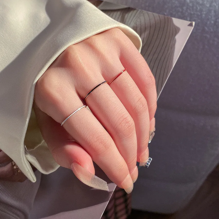 Authentic Eternal Devotion Ring: Thin Band of Unwavering Love