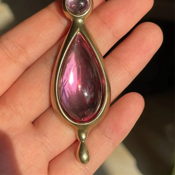Authentic The Soul-Gem Radiance: A Celestial Manifestation Pendant