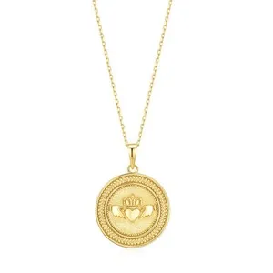 Claddagh Love Talisman Gold- Plated Whisper Of Protection