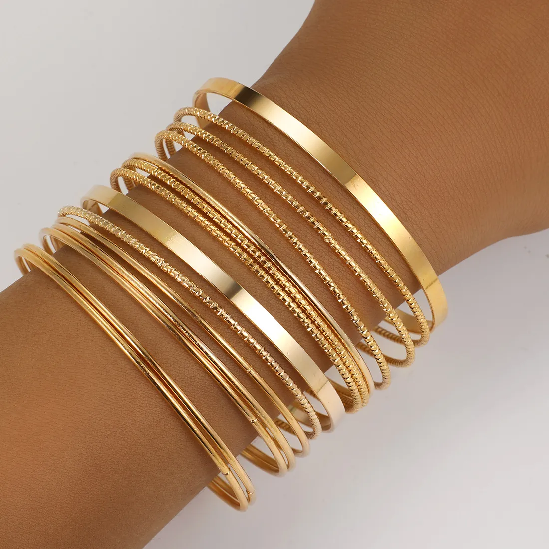 Authentic Amulet of Ascension: 12 Golden Curb Chains for Spiritual Awakening