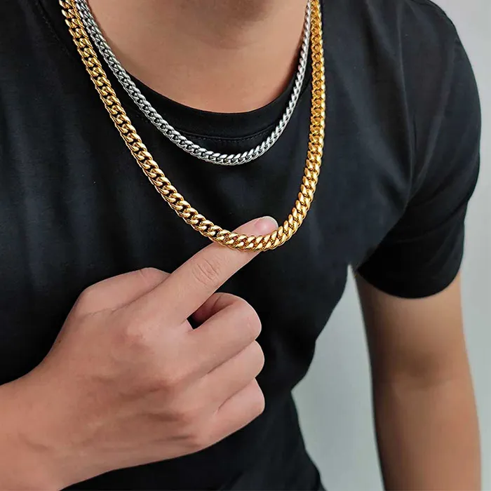 Authentic Mystic Protection: The Enchanted Cuban Chain - A Golden Link to Power and Fortune