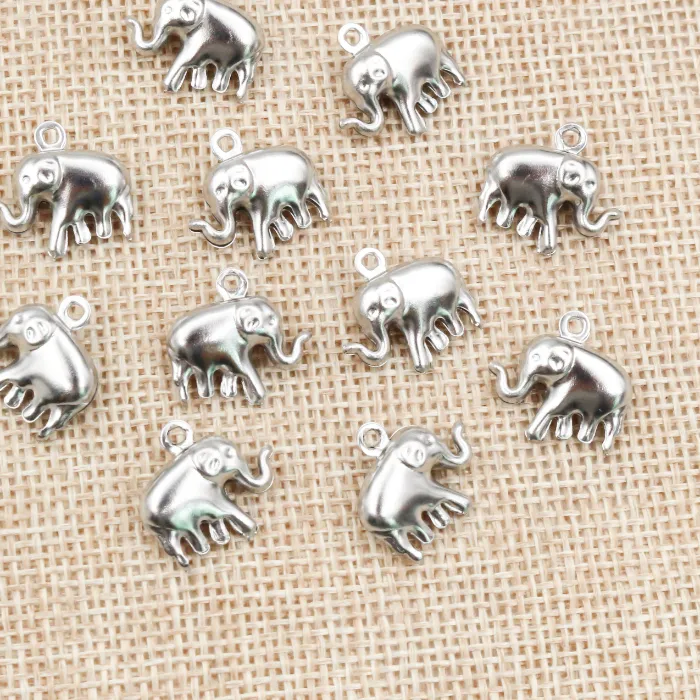 Authentic 30Pcs Drop Dolphin Elephant Charms Elephant For Necklace Pendant Charms Diy Jewelry Making