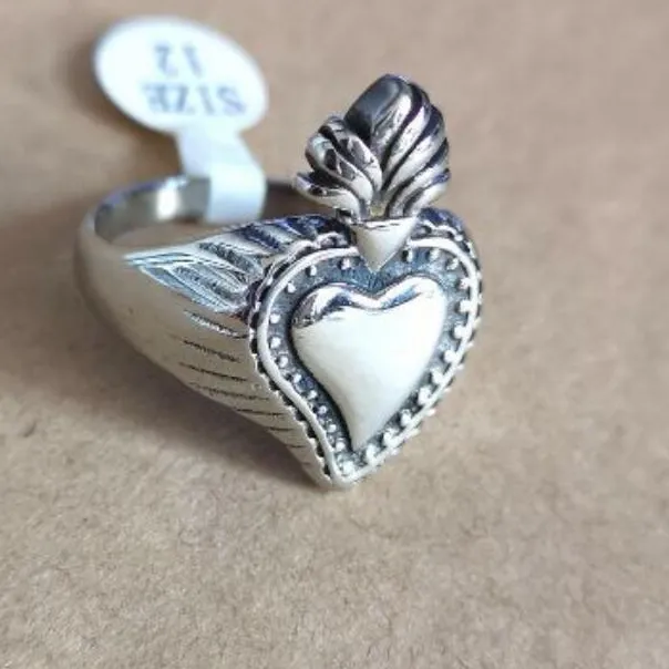 Authentic Crown Of The Heart Celtic Knot Talisman Ring