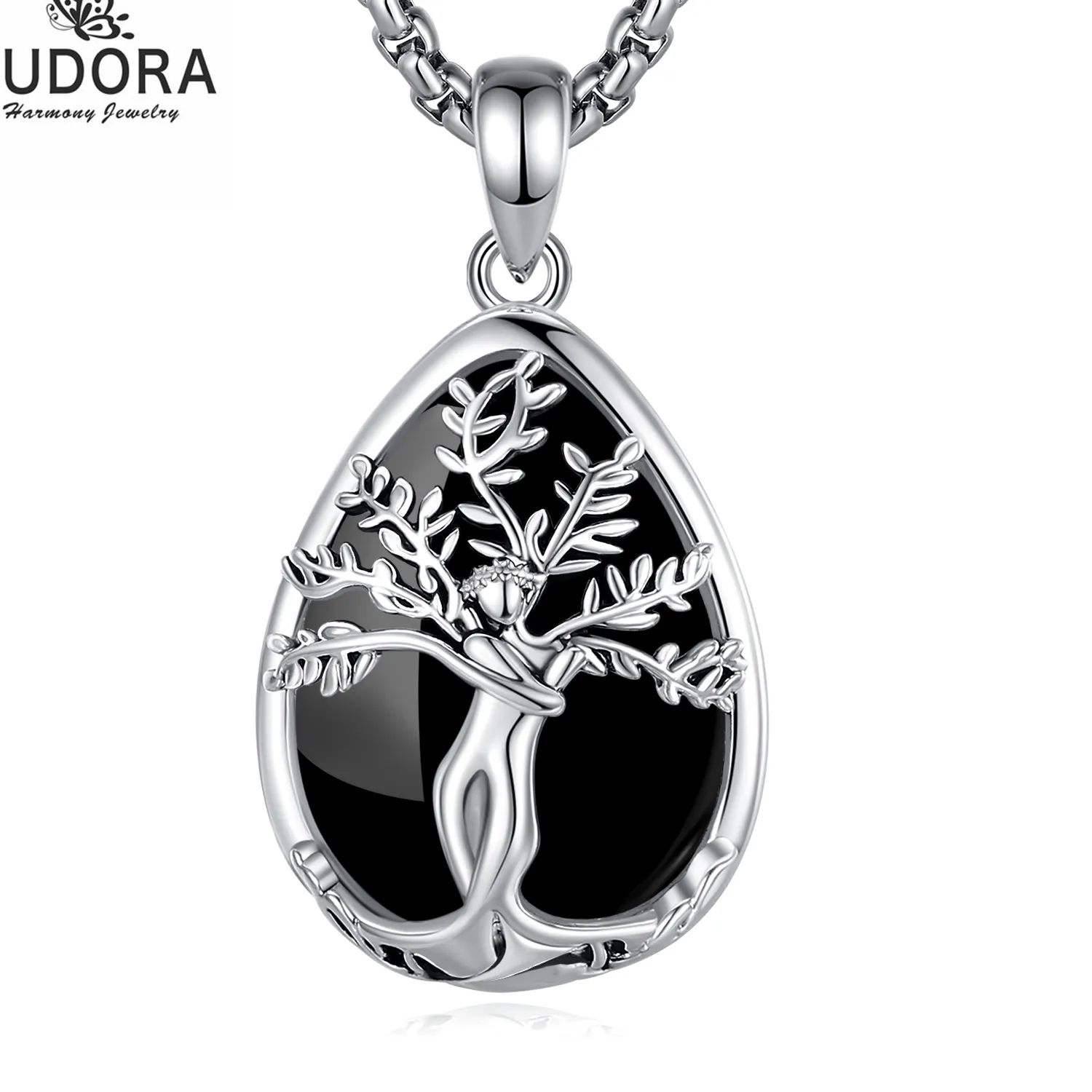 The Obsidian Roots Of The Goddess Tree Of Life Talisman