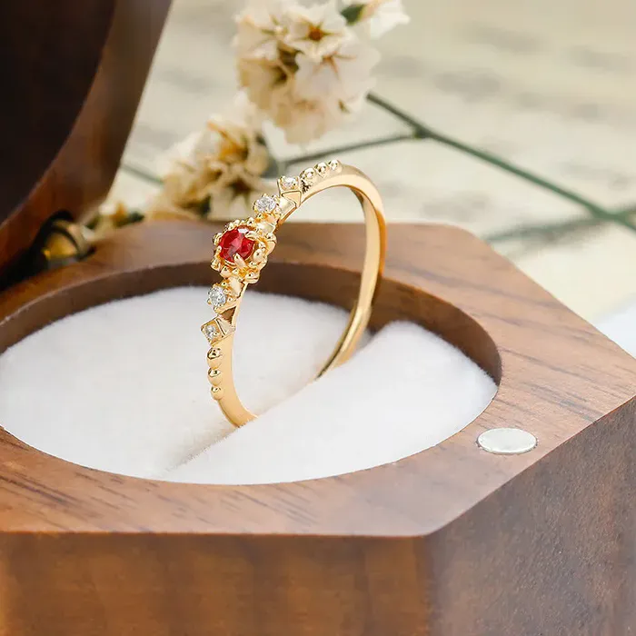 Authentic The Crimson Flame Vintage Talisman Ring